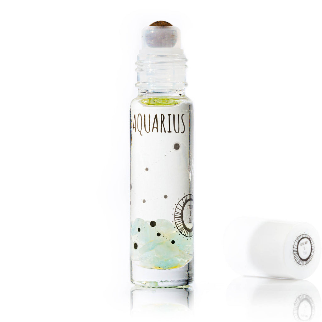Aquarius Roller - Little Shop of Oils Essential Oils Crystal Gemstone Infused Apothecary
